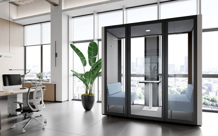 buồng điện thoại cách âm