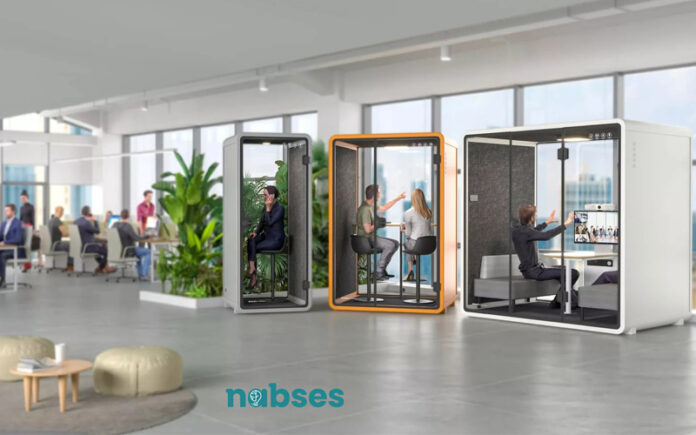 phone booth giải pháp giảm tiếng ồn văn phòng