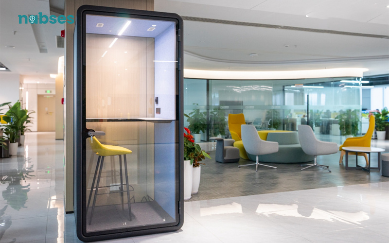 modern office booth