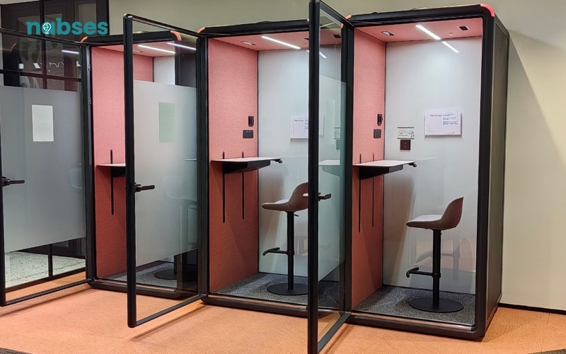modern office booth