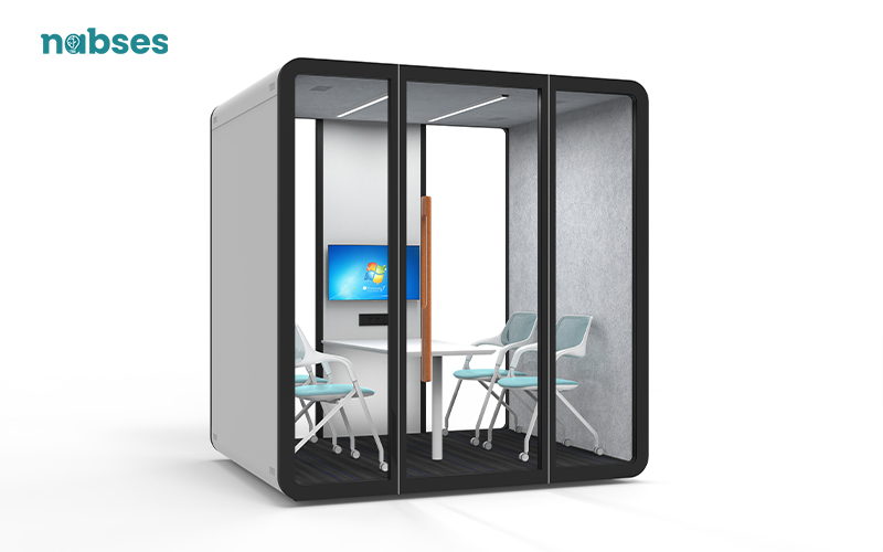 phone booth in office space