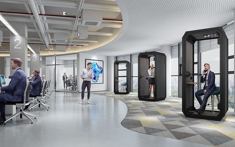 buồng làm việc cách âm