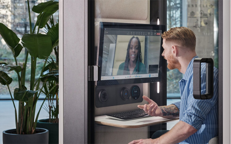 phone booth conference room