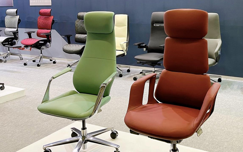 ghế công thái học da